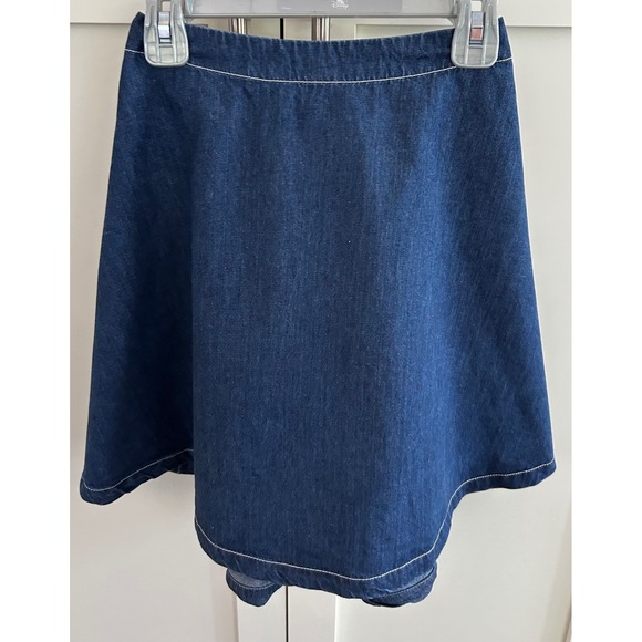 Paper Wings Australia Denim ruffle‎ skirt 5 - Picture 1 of 2